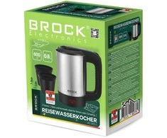 Brock elektrinis kelioninis virdulys 0.5l 500W su 2 puodeliais WK0903S