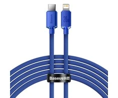 Baseus Crystal USB-C – Lightning laidas 20W 1.2m – Mėlynas