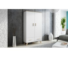 Cama Meble Spinta - Cama Lotta 2D2D Balta Sonoma Ąžuolas