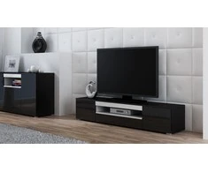 TV staliukas Cama Meble Televizorius - Cama R Viva CZ/CZ+BI Stovas Garso ir Vaizdo Aparatūrai 1 Stalčius