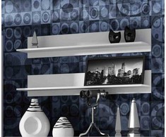 Cama Meble Cama dviejų lentynų rinkinys 125cm SOHO baltas matinis