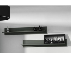 Cama Meble Knygų Lentyna - Soho 125cm Juodas Matinis