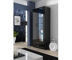 Cama Meble Svetainės sekcija - Soho S6 2d2s Juoda/juodas Blizgesys