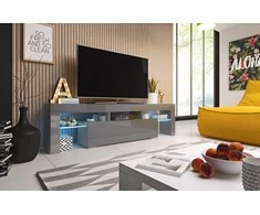 Cama Meble Televizoriaus stovas - Cama TORO 158 pilkas blizgus