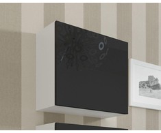 Cama Square spintelė VIGO 50/50/30 (spalva: balta/blizgi juoda)