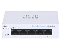 Šakotuvas Cisco CBS110 nevaldomas 5 prievadų GE, stalinis kompiuteris, išorinis PS