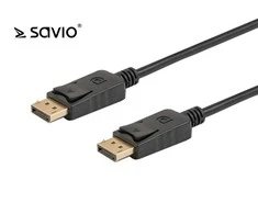 Savio CL-136 DisplayPort cable 2 m Juodas
