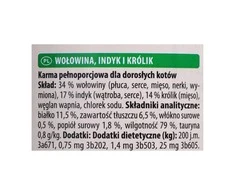 Drėgnas Kačių Maistas - Animonda Carny Jautiena, Kalakutiena, Triušis 400g