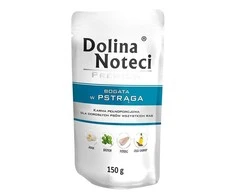 Dolina Noteci Premium turtingas upėtakiu - šlapias šunų maistas - 150g