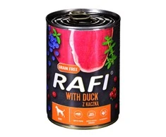 Drėgnas Šunų Maistas - Dolina Noteci RAFI Antis, Mėlynė, Spanguolė 400g