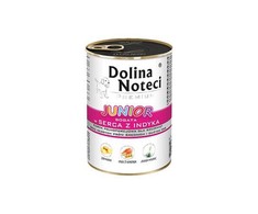 DOLINA NOTECI JUNIOR Kalakutienos širdelės 400g