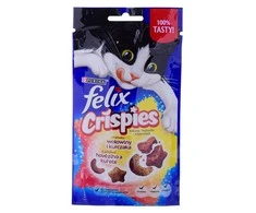 Purina Nestle Sausas Kačių Maistas - Felix Crispies Jautiena, Vištiena