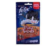 Purina Nestle FELIX Play Tubes vištiena, Liver – sausas kačių ėdalas – 50 g