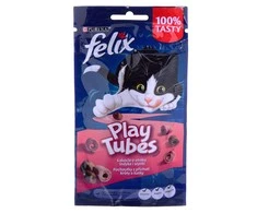Purina Nestle FELIX Play Tubes kalakutiena, Ham – sausas kačių ėdalas – 50 g