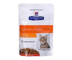 Hills HILL’S PRESCRIPTION DIET Feline c/d Multicare Šlapias kačių maistas Viščiukas 85 g