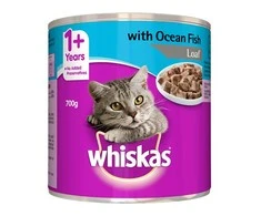Drėgnas Kačių Maistas - Whiskas 400g, Mėlynas