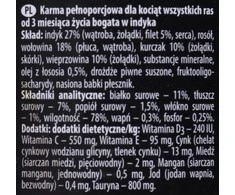 Drėgnas Kačių Maistas - Dolina Noteci Premium Junior Kalakutiena 400g