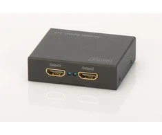 Šakotuvas Assmann Electronic Digitus DIGISTUS 4K HDMI Splitter 1x2 unterstuetzt 4K2K 3D Video Format Farbe juodas