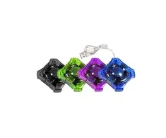USB šakotuvas Esperanza Star EA150B (4x USB 2.0; mėlynas)