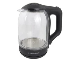 ESPERANZA EKK025K - 5901299949771 YUKON Electric Virdulys 1.7L GLASS WITH LED LIGHT