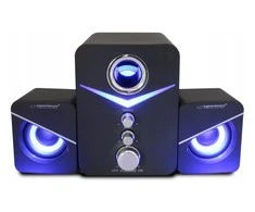 Kompiuterio kolonėlės Garso Sistema - Esperanza EP153 6W USB Balta