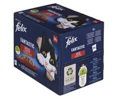 Purina Nestle Drėgnas Kačių Maistas - Felix Fantastic, 24x 85g
