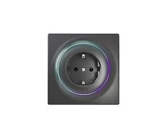 Fibaro FGWOF-011-8 socket-outlet Type F Juodas