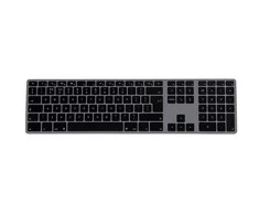 MATIAS Klaviatūra aluminum MAC HUB 2XUSB SPACE GRAY