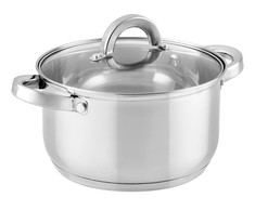 Florina Nerūdijančio plieno puodas su dangčiu Florina Claude 26 cm 7,25 l