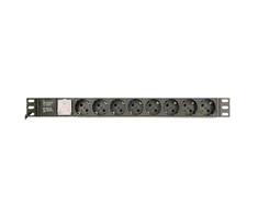 GEMBIRD PDU 8x Schuko 1U 16A 3m