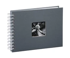 Hama ALBUM FINE ART 24X17/50 PILKA, balta KARTKI