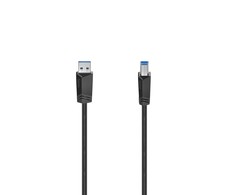 Hama USB-A – USB-B USB laidas 1,5 m juodas (002006250000)