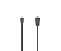 Hama USB-C į micro-B USB laidas 0,75 m juodas (002006550000)