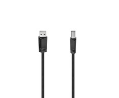 Hama USB A-B 3m juoda
