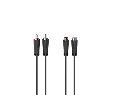 Hama RCA (Cinch) x2 - RCA (Cinch) x2 kabelis 1,5 m juodas (002052590000)