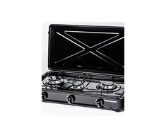 Kaitlentė Ravanson K-03TB Juodas, Baltas Countertop 60 cm Dujos 3 zona(s)