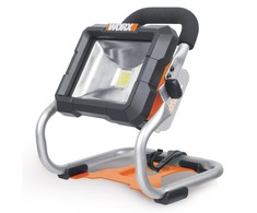 WORX akumuliatorinė LED darbinė lempa 20 V, 1500 lm, 360° kampas, WX026.9