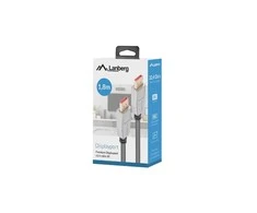 LANBERG DisplayPort M/M laidas 20 PIN v1.4 1.8m 8K juodas