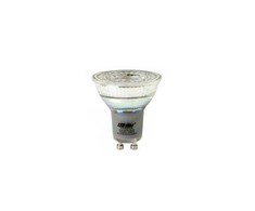 Lemputė LED GU10 230V 5.5W 345lm šiltai balta 2200K-3000K pritemdoma, šviesa šiltėja, LED line