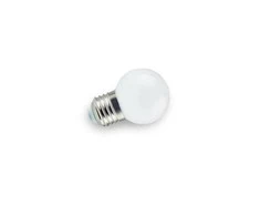 Led Line Lemputė E27 230V G45 1W, šiltai balta, plastikinė, LEDOM