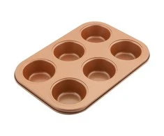Lamart keksiukų kepimo forma 6vnt 26,5x18cm,LT3091