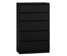 Top E Shop Baldai - Topeshop M5 Juoda Komoda