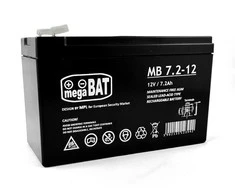 Mpl Power Elektro Megabat 12V 7.2Ah F1(187) AGM akumuliatorius, 3-5 metai