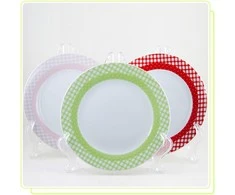 MR 10009 04 GR MAESTRO Porcelianinių lėkščių rinkinys. 6 g, Ø 26 cm. Spalva - žalia