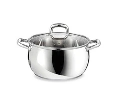 Maestro Puodas plieno su dangteliu na indukcję gaz 24cm 6.4L MAESTRO MR-3515-24