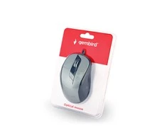 GEMBIRD MUS-6B-01-BG optinė pelė 1600DPI USB Juodas spacegrey