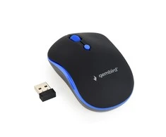 GEMBIRD MUSW-4B-03-B Gembird Optinė belaidė pelė MUSW-4B-03-B, 1600 DPI, nano USB, juodas-mėlynas