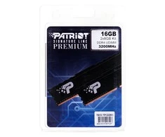 Operatyvioji atmintis (RAM)  RAM PATRIOT SL Premium DDR4 16GB 3200MHz UDIMM KIT su HS 2x8GB