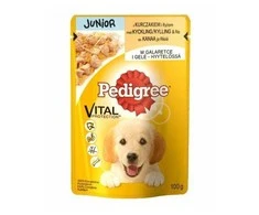 Konservas jauniems šunims Pedigree, su vištiena, 100 gr