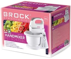Brock elektrinis mikseris su dubeniu 300W HMB3009WH